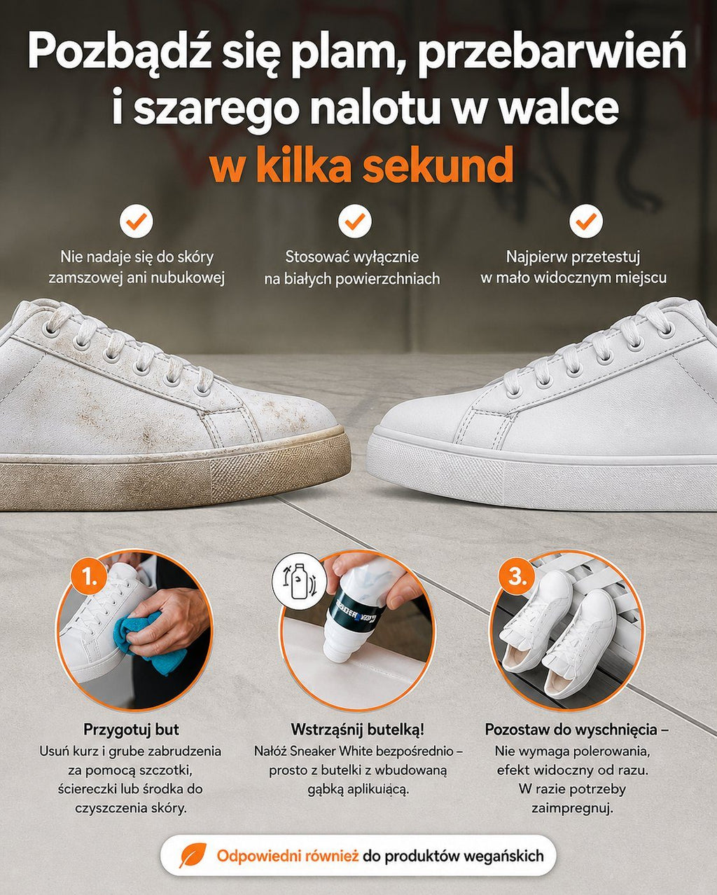 pl sneaker white krok po kroku