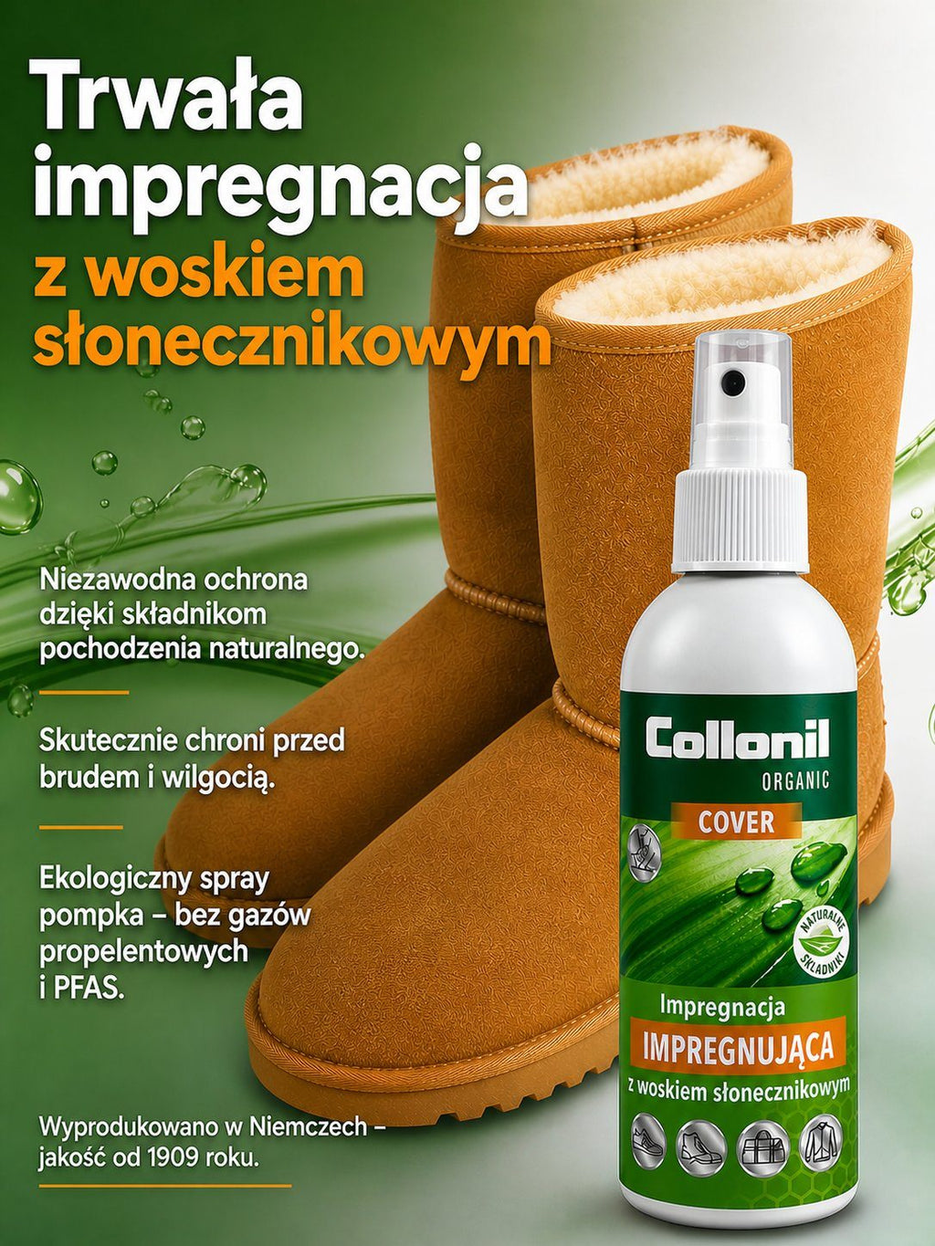 pl organic cover wosk slonecznikowy