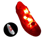 sznurowadla led czerwone