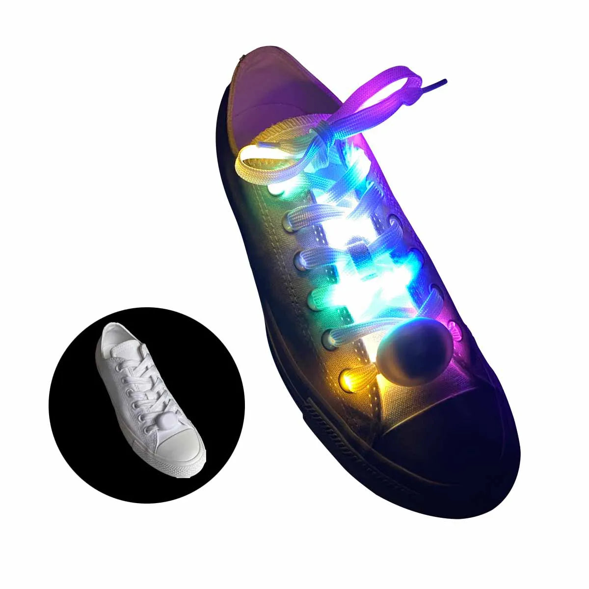 sznurowadla led kolorowe 120