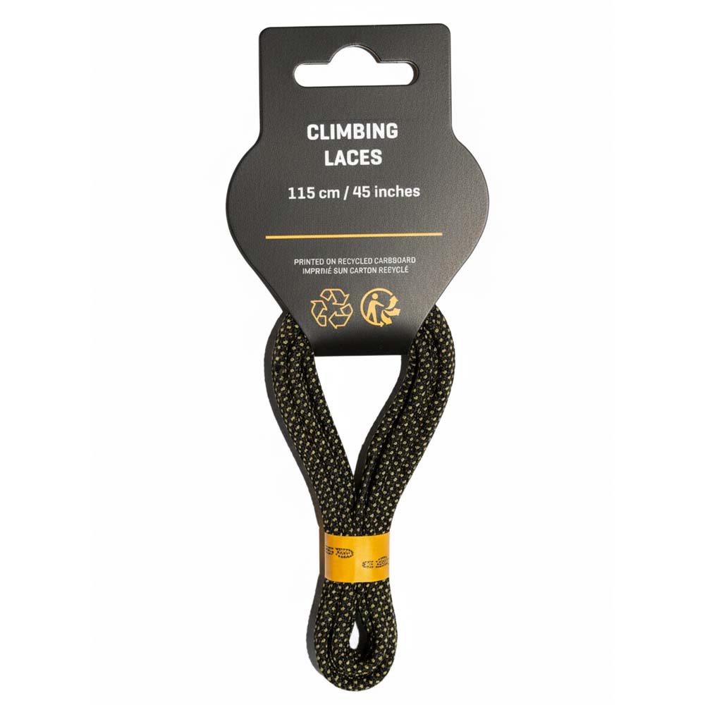 czarne zolte 115 la sportiva climbing laces sznurowadla