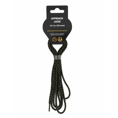 czarne zolte 147 la sportiva approach laces sznurowadla