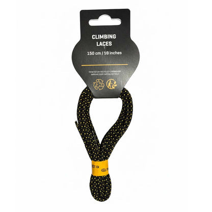 czarne zolte 150 la sportiva climbing laces sznurowadla