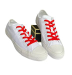 sznurowadla sneakersy czerwone