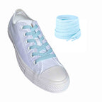 sznurowadla sneakersy niebieskie jasne buty
