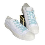 sznurowadla sneakersy niebieskie jasne