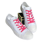 sznurowadla sneakersy rozowe