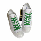 sznurowadla sneakersy zielone ciemne