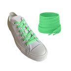 sznurowadla sneakersy zielone jasne