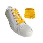 sznurowadla sneakersy zolte ciemne