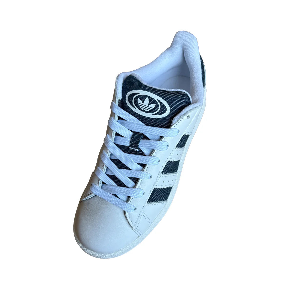 sznurowadla adidas campus plaskie szerokie 1cm biale