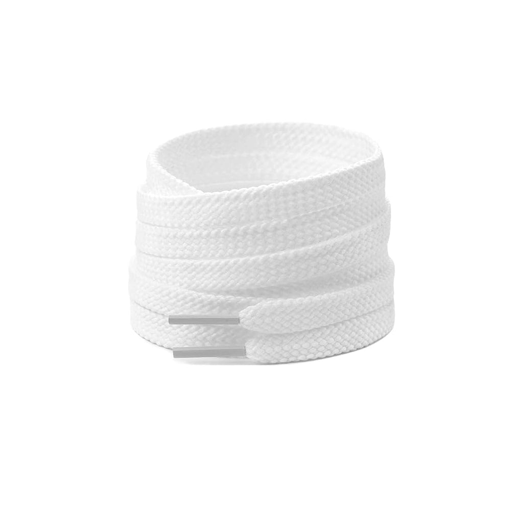 sznurowadla plaskie szerokie 1cm biale