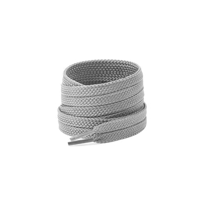 sznurowadla plaskie szerokie 1cm szare