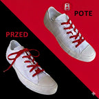 sznurowadla bez wiazania przed i po