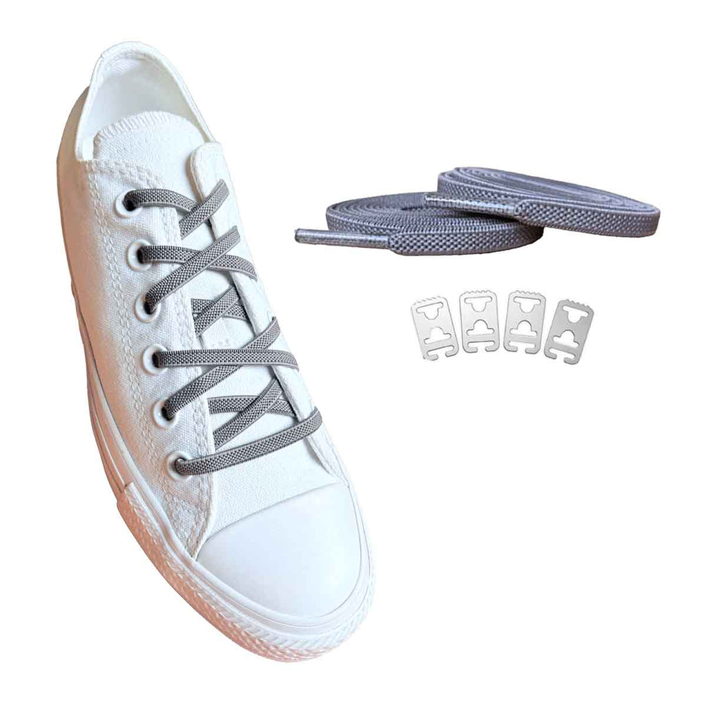sznurowadla elastyczne szare kotwica buty