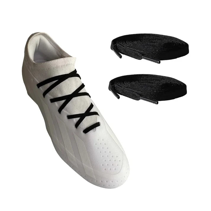 sznurowadla czarne buty pilkarskie