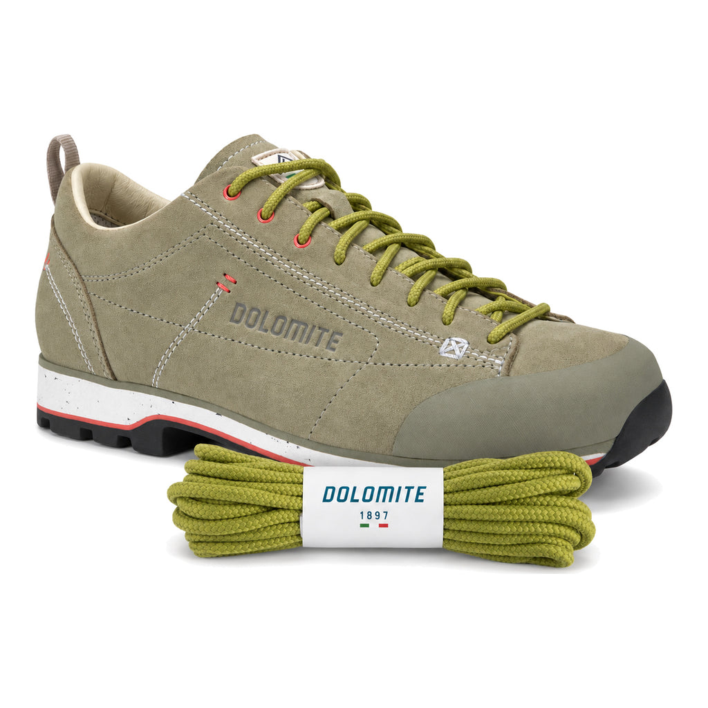 Zielony – dolomite sznurowadla zielony 02 but bezowy