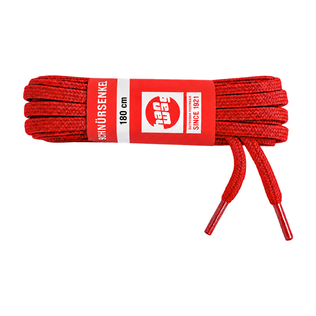 Czerwony / 180 cm – sznurowadla hanwag czerwony 180 cm 01 zdjecie glowne