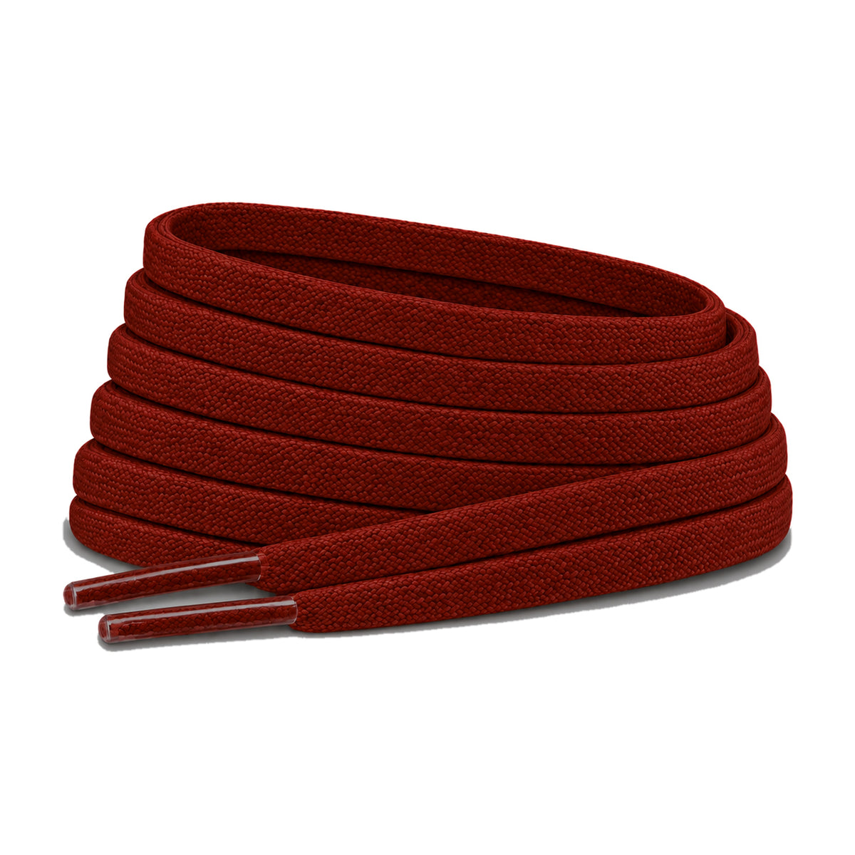 Czerwono brązowy – sznurowadla plaskie waskie pilka nozna czerwony brazowy ciemny 01 zdjecie glowne