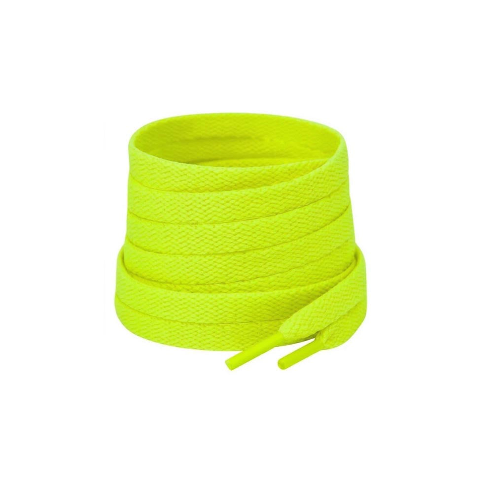 sznurowki sneakersy neonowy zolty
